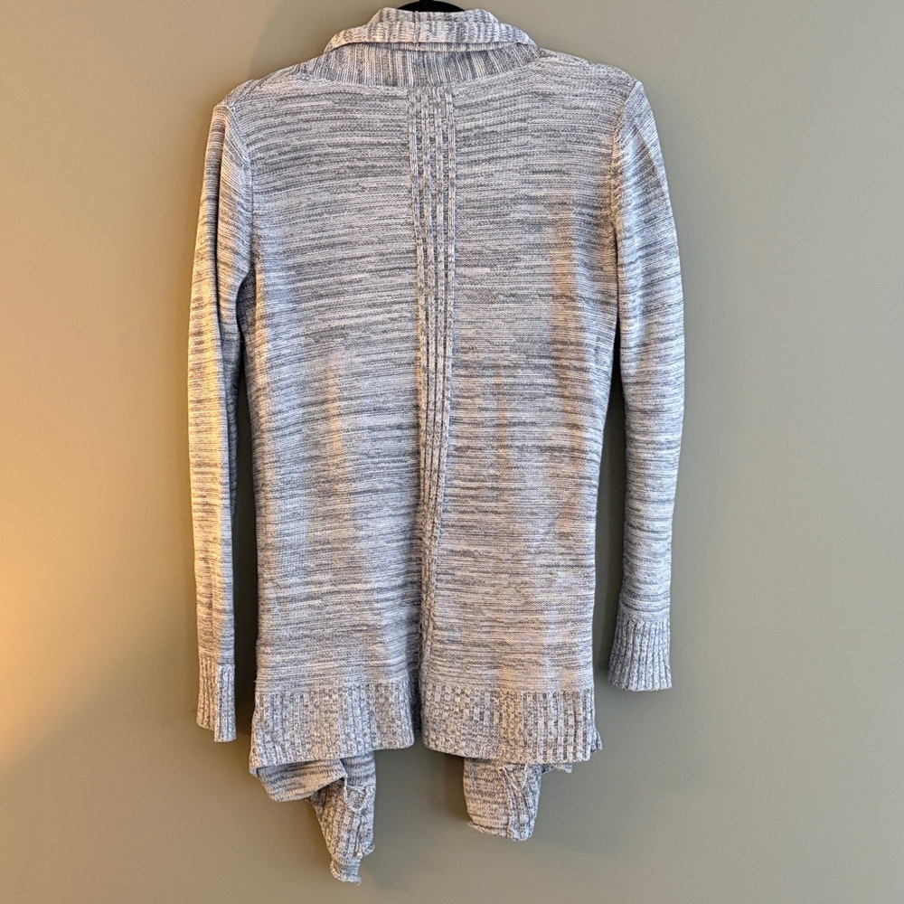 WILFRED Heather Grey Open Front Cardigan Silk & Cashmere size XS - Picture 10 of 10